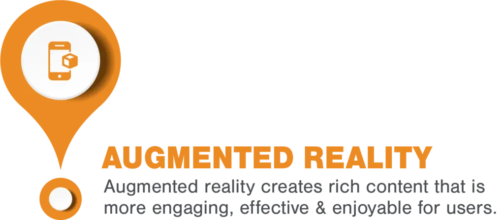 Augmented reality creates rich content that is more engaging, effective & enjoyable for users. 